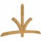 Ekena Millwork Davenport Rough Sawn Timber Gable Bracket, Western Red Cedar, 84"W x 45"H x 2"D x 4"F, 13/12 Pitch GBW084X45X0204DAV00RWR - alternate 2